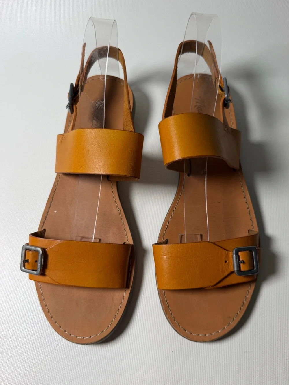Madewell The Boardwalk Buckle Sandals - sz 9